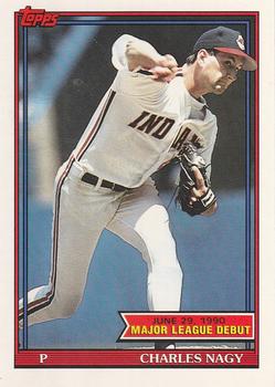 1991 Topps Major League Debut 1990 #114 Charles Nagy Front