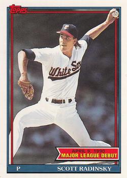 1991 Topps Major League Debut 1990 #128 Scott Radinsky Front