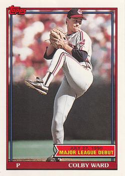 1991 Topps Major League Debut 1990 #164 Colby Ward Front