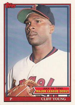 1991 Topps Major League Debut 1990 #169 Cliff Young Front