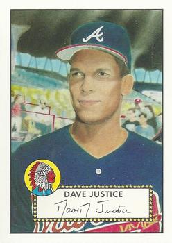 1991 Topps Magazine #TM 36 Dave Justice Front