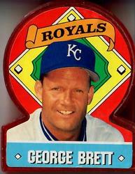 1991 Topps Stand-Ups #6 George Brett Front