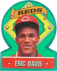 1991 Topps Stand-Ups #10 Eric Davis Front