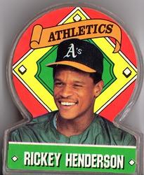 1991 Topps Stand-Ups #19 Rickey Henderson Front