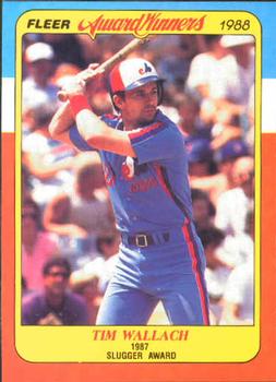 1988 Fleer Award Winners #44 Tim Wallach Front