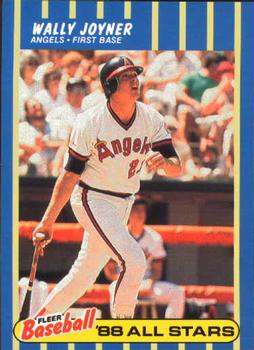 1988 Fleer Baseball All-Stars #19 Wally Joyner Front