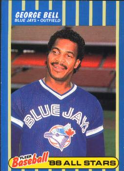 1988 Fleer Baseball All-Stars #1 George Bell Front