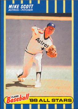 1988 Fleer Baseball All-Stars #37 Mike Scott Front