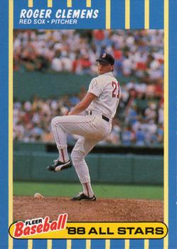 1988 Fleer Baseball All-Stars #8 Roger Clemens Front