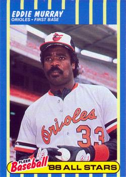 1988 Fleer Baseball All-Stars #28 Eddie Murray Front