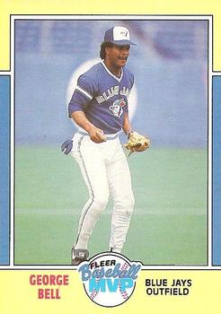 1988 Fleer Baseball MVPs #1 George Bell Front