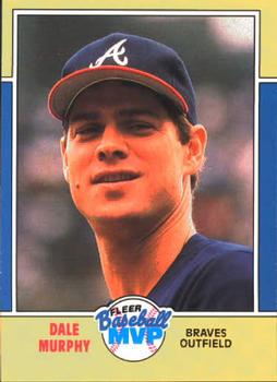 1988 Fleer Baseball MVPs #25 Dale Murphy Front
