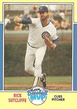 1988 Fleer Baseball MVPs #38 Rick Sutcliffe Front