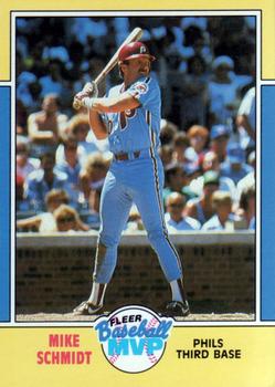 1988 Fleer Baseball MVPs #31 Mike Schmidt Front