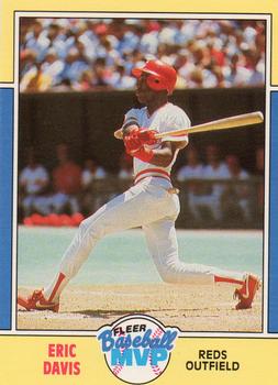 1988 Fleer Baseball MVPs #8 Eric Davis Front