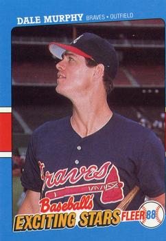 1988 Fleer Baseball's Exciting Stars #28 Dale Murphy Front