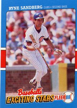 1988 Fleer Baseball's Exciting Stars #32 Ryne Sandberg Front