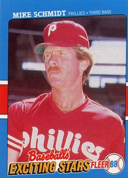 1988 Fleer Baseball's Exciting Stars #34 Mike Schmidt Front