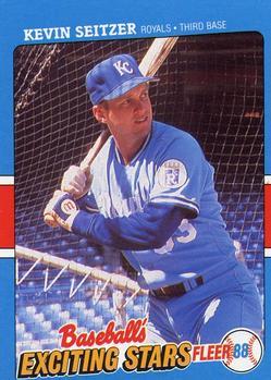 1988 Fleer Baseball's Exciting Stars #36 Kevin Seitzer Front