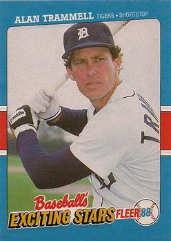 1988 Fleer Baseball's Exciting Stars #42 Alan Trammell Front