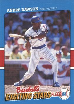 1988 Fleer Baseball's Exciting Stars #13 Andre Dawson Front