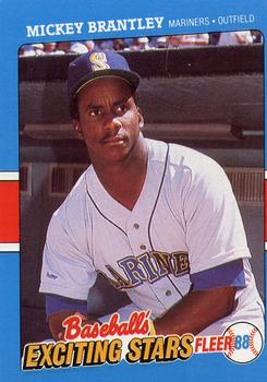 1988 Fleer Baseball's Exciting Stars #5 Mickey Brantley Front
