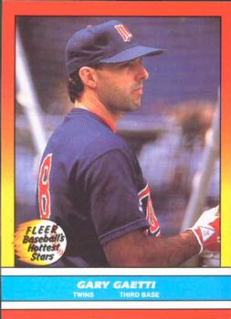 1988 Fleer Baseball's Hottest Stars #12 Gary Gaetti Front