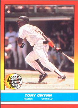 1988 Fleer Baseball's Hottest Stars #15 Tony Gwynn Front