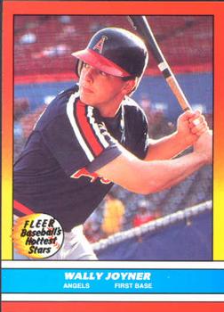 1988 Fleer Baseball's Hottest Stars #21 Wally Joyner Front