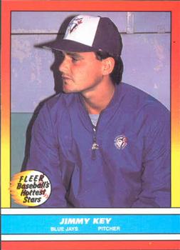 1988 Fleer Baseball's Hottest Stars #22 Jimmy Key Front
