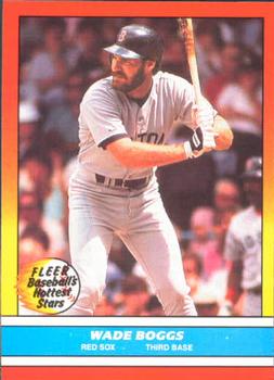 1988 Fleer Baseball's Hottest Stars #2 Wade Boggs Front