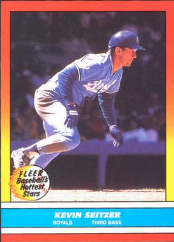1988 Fleer Baseball's Hottest Stars #36 Kevin Seitzer Front