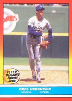 1988 Fleer Baseball's Hottest Stars #19 Orel Hershiser Front