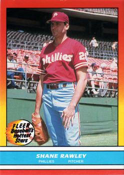 1988 Fleer Baseball's Hottest Stars #32 Shane Rawley Front