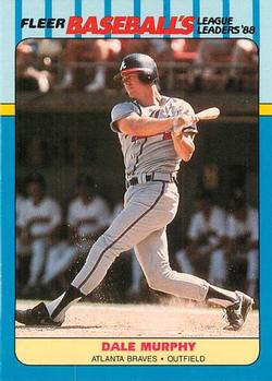 1988 Fleer Baseball's League Leaders #29 Dale Murphy Front