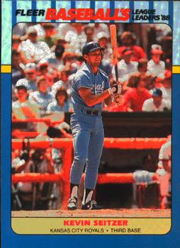 1988 Fleer Baseball's League Leaders #37 Kevin Seitzer Front