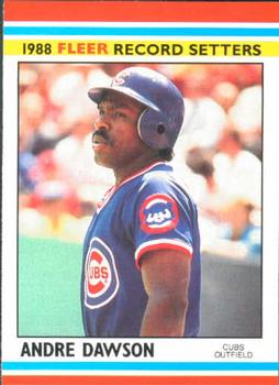 1988 Fleer Record Setters #10 Andre Dawson Front