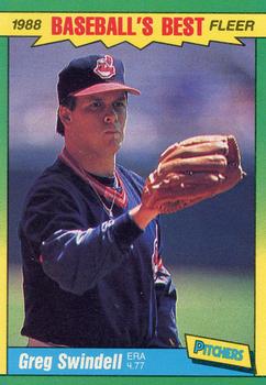1988 Fleer Baseball's Best Sluggers vs. Pitchers #41 Greg Swindell Front