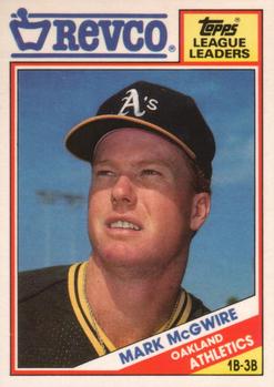1988 Topps Revco League Leaders #17 Mark McGwire Front