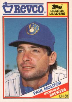 1988 Topps Revco League Leaders #20 Paul Molitor Front