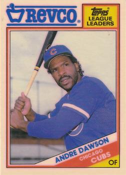1988 Topps Revco League Leaders #2 Andre Dawson Front