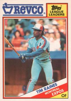 1988 Topps Revco League Leaders #5 Tim Raines Front