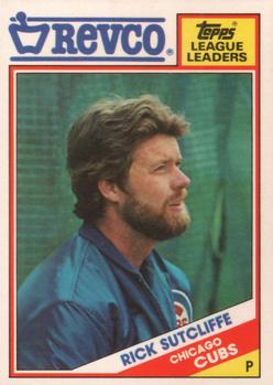 1988 Topps Revco League Leaders #9 Rick Sutcliffe Front