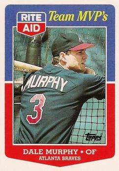 1988 Topps Rite-Aid Team MVP's #1 Dale Murphy Front