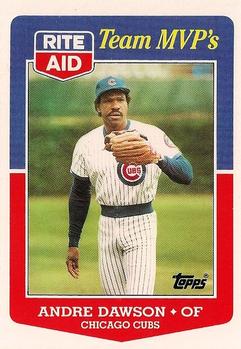 1988 Topps Rite-Aid Team MVP's #2 Andre Dawson Front
