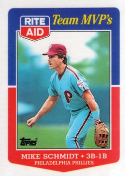 1988 Topps Rite-Aid Team MVP's #8 Mike Schmidt Front