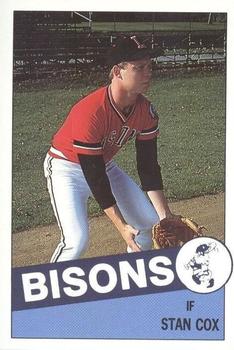 1986 David Lipscomb Bisons #NNO Stan Cox Front