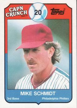 1989 Topps Cap'n Crunch #16 Mike Schmidt Front