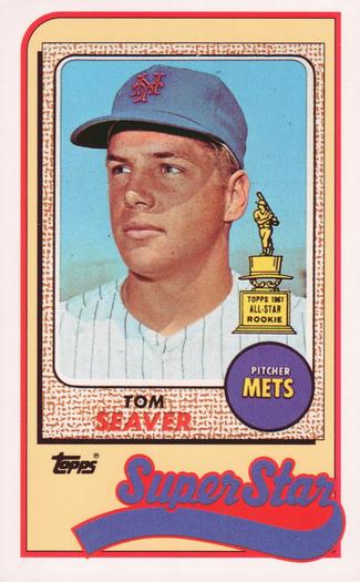 1989 Topps/LJN Baseball Talk #15 Tom Seaver Front