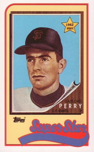 1989 Topps/LJN Baseball Talk #18 Gaylord Perry Front